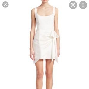 Cinq a Sept white dress w silk size 2